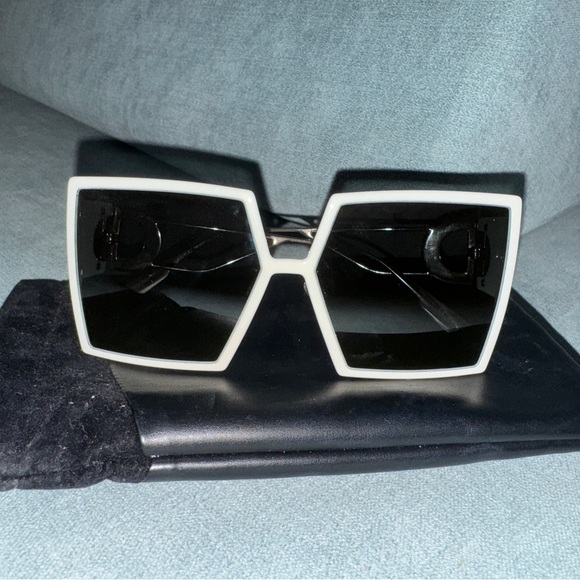 DIOR 30MONTAIGNE SU SQUARE SUNGLASSES IN IVORY - Picture 3 of 6